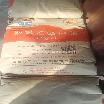 Resina de PVC Shanxi Beiyuan SG8